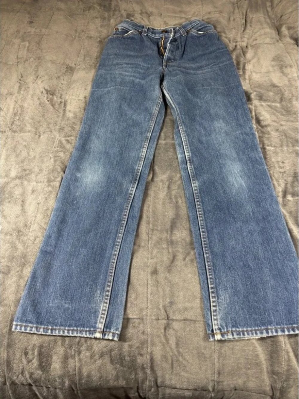 Vintage 1986 Levis 503M Boys Jeans Medium Wash Straight Leg Denim 12/86 Made USA